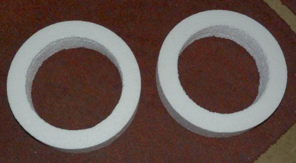 polystyrene rings