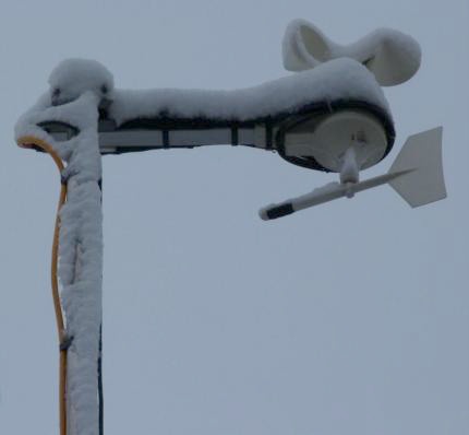 snow on wind instrument