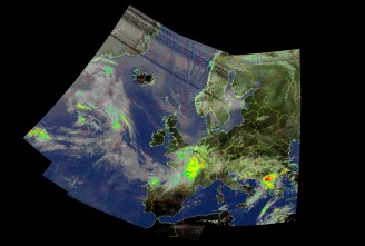 MCIR-precip Composite Image